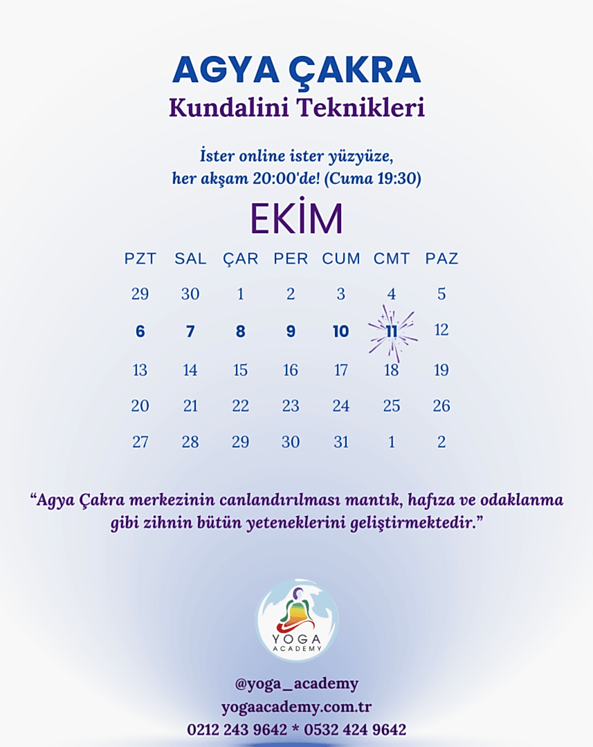 ÇAKRA ÇALIŞMALARI