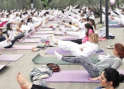 Kazdağları’nda yoga festivali