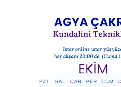 ÇAKRA ÇALIŞMALARI