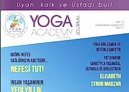 YOGA ACADEMY JOURNAL 14.SAYI ÇIKTI!!